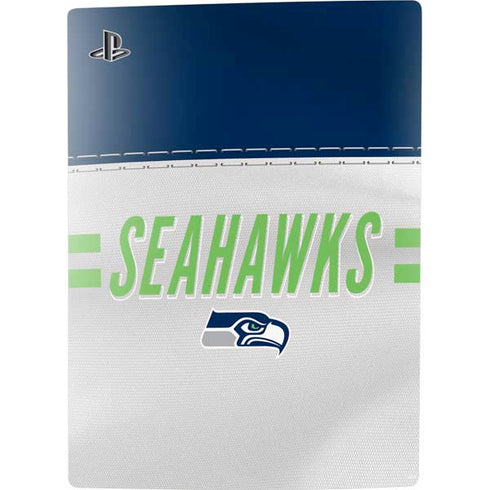 NFL Seattle Seahawks White Striped PS5 Digital Edition Bundle Skin